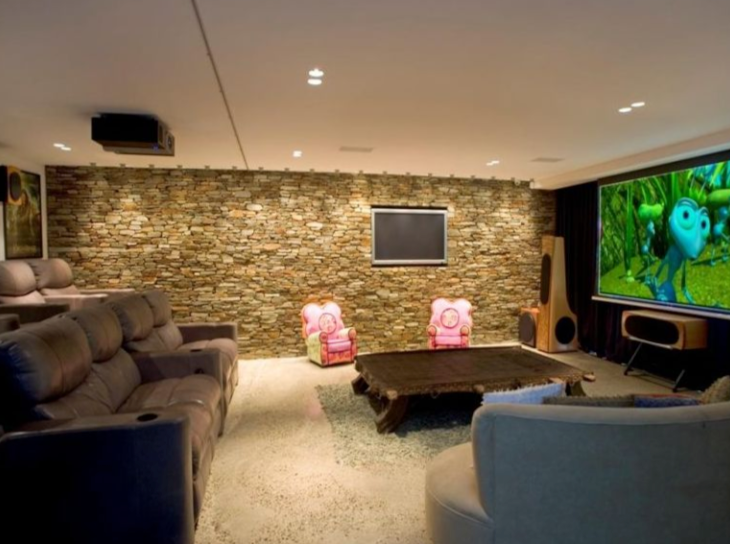 Media Room Before